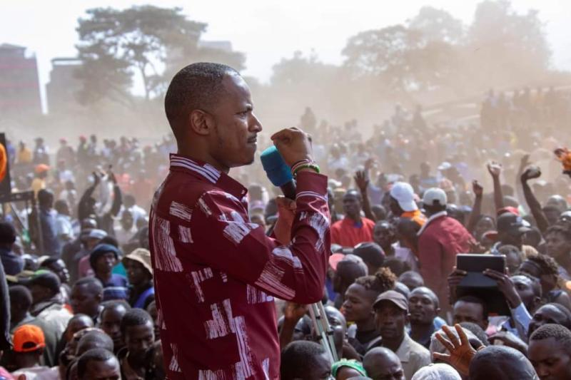 File image of Embakasi East MP Babu Owino.